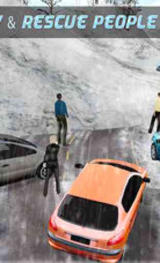 Chutes de neige Pelle Simulator - Jeu de simulation 3D Grue 3