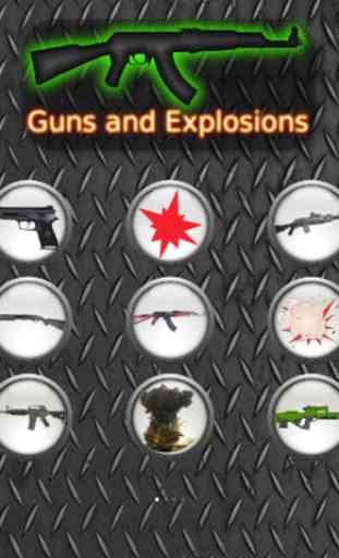 Fusils et des explosions 4