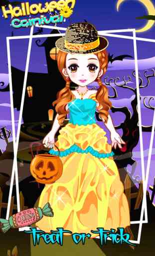 Halloween Carnaval - Filles Makeover jeu 3