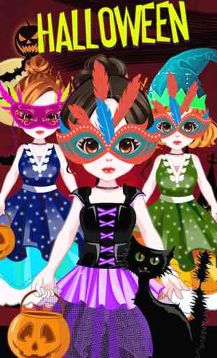 Halloween Dressup Princess - Make up jeu 1