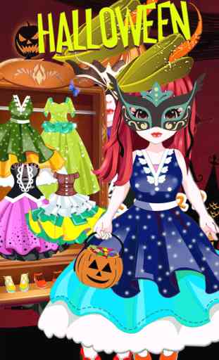 Halloween Dressup Princess - Make up jeu 2