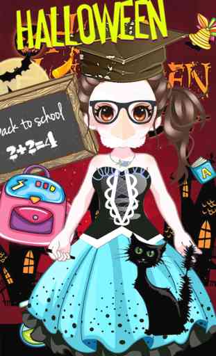 Halloween Dressup Princess - Make up jeu 3
