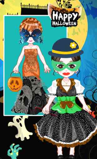 Halloween Party Mode-Dress Up jeu pour les enfants 3