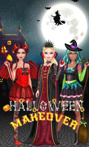 Halloween Salon – jeux de filles 1