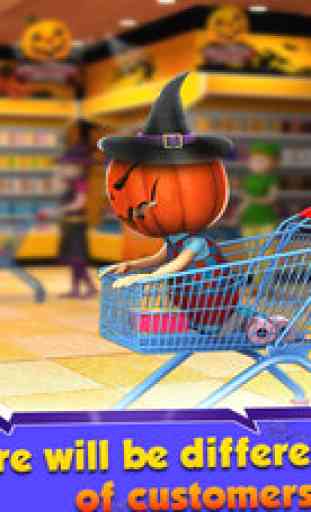 Halloween Supermarché Store - Jeu de gestion du te 2
