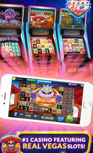 Heart of Vegas Slots - jeux de casino gratuits 1