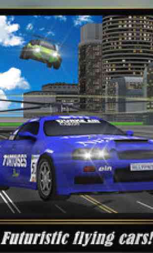 Helicopter Flying Muscle Car: Extreme Jet Airplane Flight Pilot 2