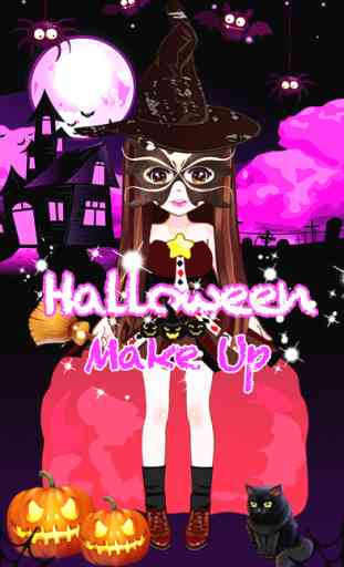 Maquillage Halloween - Habille jeu pour les enfant 4
