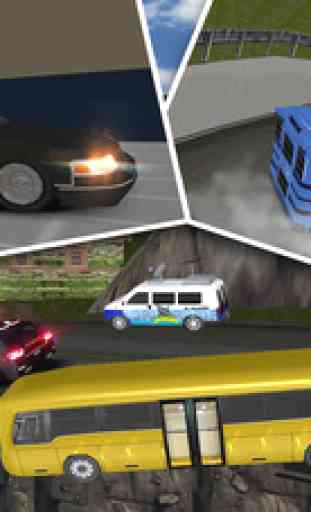 Police Voiture Chauffeur Chase Haute Vitesse Racer 3