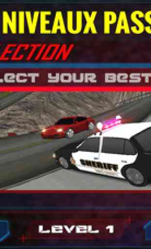 Police Voiture Chauffeur Chase Haute Vitesse Racer 4