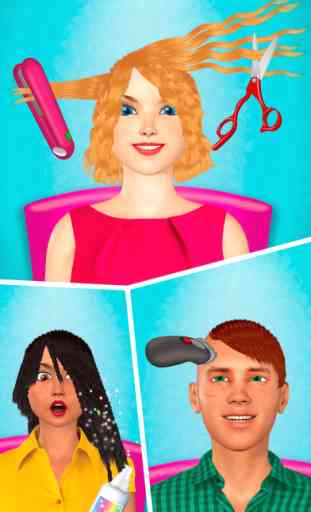 Relooking de la coiffure-Jeux de salon pour filles 3