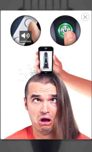 Tondeuse à cheveux - rasoir électrique (farce) 1
