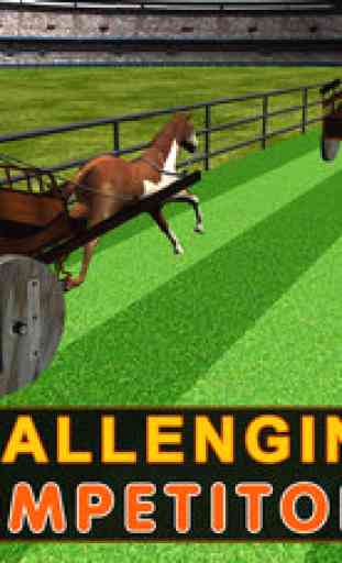 Charrette à cheval course simulateur - Course buggy réelle piste de course difficile 2