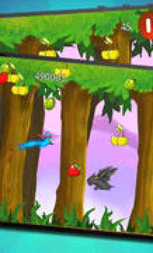 Faim Flock: Tiny Ninja Birds Rabats Ailes De Manger Peu Juicy Fruit (jeu gratuit) 4