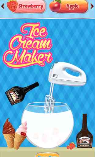 Ice Cream Maker - Frozen cône de glace salon et Chef fou jeu d'aventure 2