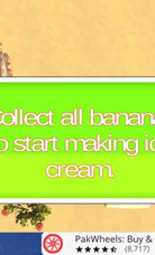 Ice Cream Maker Granny cuisinier - Faire la banane gaufres congelées et cône de glace dans esta jeu de cuisine de cuisine 3
