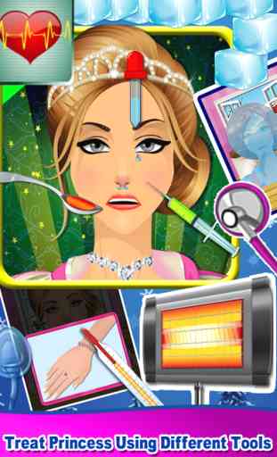 Ice Princess Doctor - Traiter reine de neige dans votre clinique de l'hôpital et de donner des soins médicaux. 2