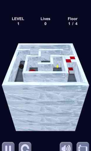 Glaçon. Labyrinth 3D / Ice cube. Labyrinth 3D 1