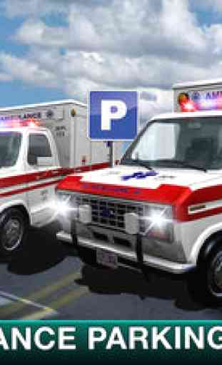 Hôpital Ambulance Emergency Rescue: Parking Mania 1