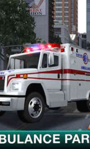 Hôpital Ambulance Emergency Rescue: Parking Mania 3