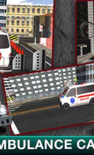 Hôpital Ambulance Emergency Rescue: Parking Mania 4