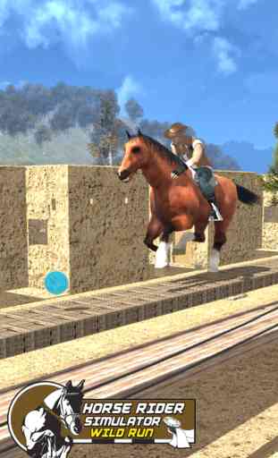 simulateur de cavalier cheval course sauvage 4