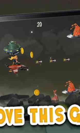 Jet Fighter Sky Chaos: The Legend of Trigger Happy Jack l 'Iron Fist grève sur le Alien Invasion - Jeu GRATUIT 3