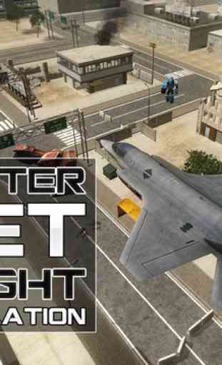 Jet Fighter vs Robot - armée de l'air et de véritables robots de combat 3D jeu de simulation 4