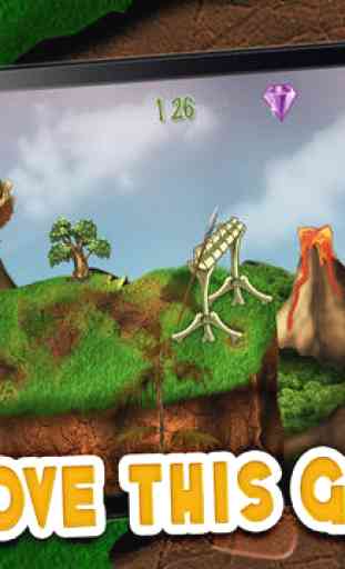 Jurassic Jungle Rush de l'homme des cavernes minuscule - Jeu GRATUIT 3