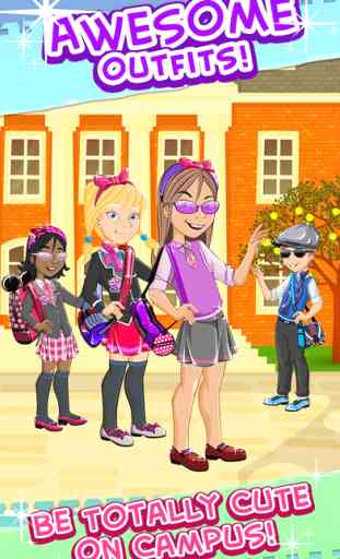 Uniforme Izzy And Friends Girl Fashion Story- Sparkles Lycée Glam Dress Up Jeu Gratuit 1