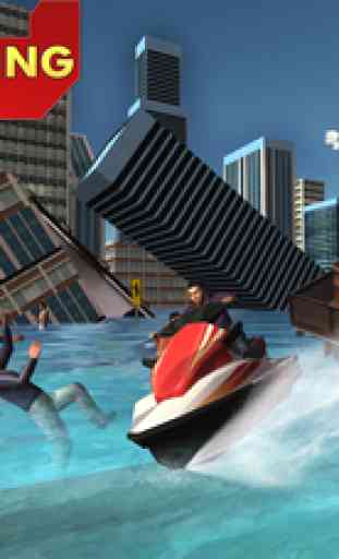 Jet ski sauvetage simulateur et bateau vitesse jeu 3