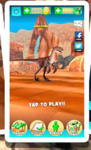 Jurassic Dino . Jeux de Dinosaure T Rex Gratuit 3D 4