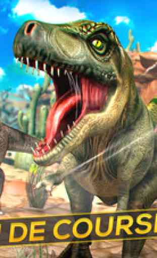 Jurassic Run - Dinosaures de Courses Jeux Gratuit 1