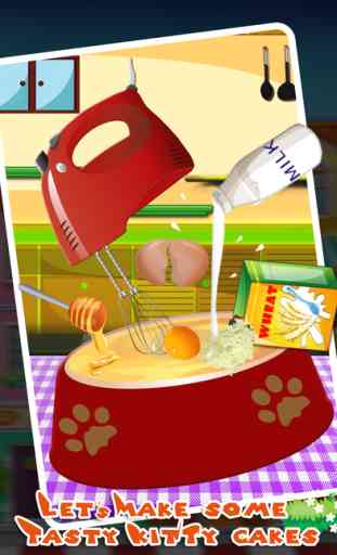 Kitty nourriture pour chat maker - animal de compagnie virtuel Game Maker alimentaire 4