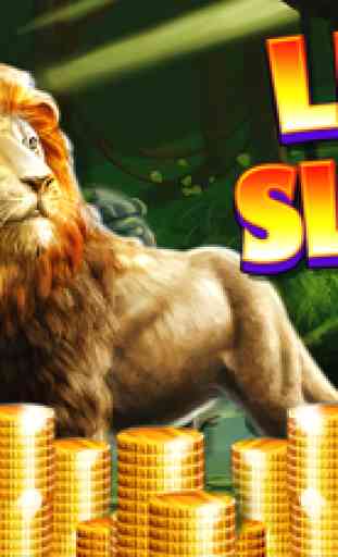 Lion Slots - Luxe casino free party Vegas jeux de machines pour grand jackpot Serengeti! 1