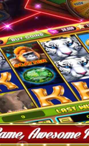 Lion Slots - Luxe casino free party Vegas jeux de machines pour grand jackpot Serengeti! 2