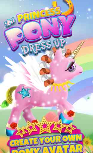 Little Princess Poney Dress up Jolie Barbie Fashion Maker jeu amusant pour les filles enfants 1