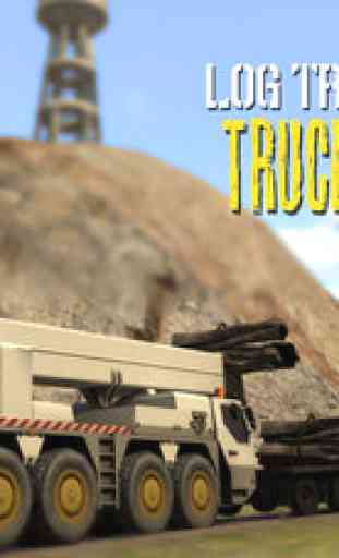 log transporteur cargaison de camion 3d - être vrai camionneur dans les bois et profiter de la simulation 4