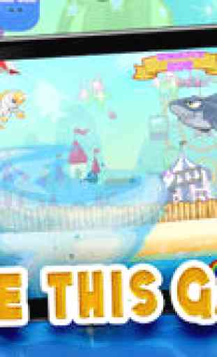 Petite Dash licorne magique: Mon joli poney princesse vs Shark Tornado Attack Jeu - Multijoueur GRATUIT 1