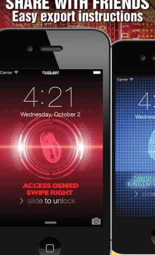 Fingerprint Lock Screen Wallpapers: iOS 8 Édition 4
