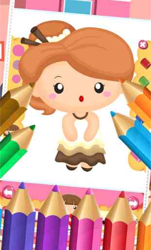 Jeu Little Princess colorant alimentaire mondiale tirage Histoire enfants 3
