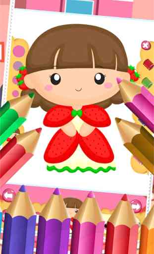Jeu Little Princess colorant alimentaire mondiale tirage Histoire enfants 4