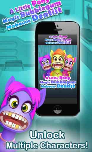 Little Pony Magic Bubble-Gum Amitié Make-Over Game Dentiste 4