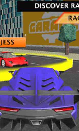 Lux Turbo courses de voiture de sport et simulateur de conduite 2