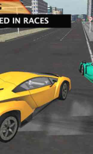 Lux Turbo courses de voiture de sport et simulateur de conduite 3