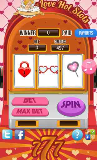 Machine à sous de l'amour - Votre jeu de casino gratuit pour la Saint Valentin pour tester votre chance 4