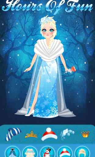 Magie Snow Queen Ice Princess Castle Fashion Game - Ad Free Edition 2