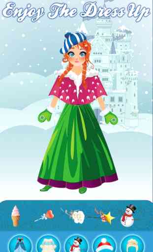Magie Snow Queen Ice Princess Fashion Jeu Castle - Les Filles Libres Édition 3
