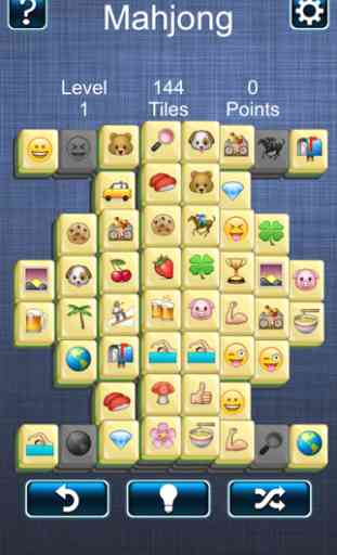Jeux Mahjong Gratuits - Emoji puzzle Matching Fun 2