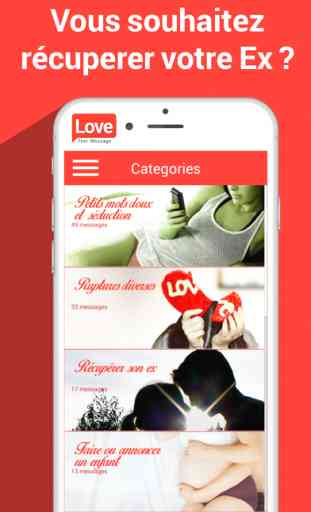 Love SMS - Idée de message romantique d'amour secret 2
